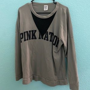 Pink Nation sweater shirt/shirt